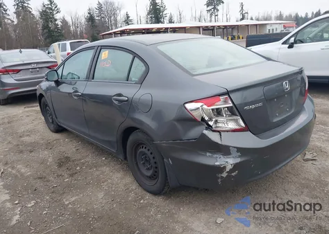 2012 Honda Civic Sdn Lx z USA, uszkodzony, nr VIN 2HGFB2F54CH332351
